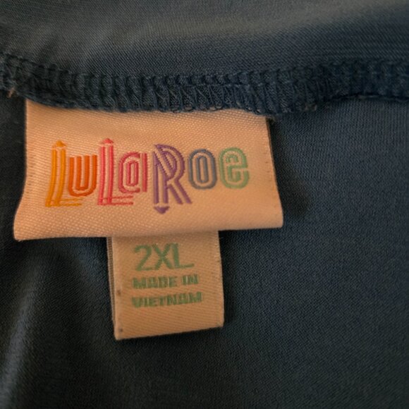 Lularoe Cornflower Blue 2XL Maxi Skirt - Picture 3 of 3